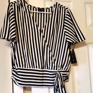 Black and white shirt